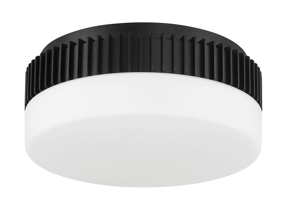 Plafonnier Purgos Noir mat, 12" – vue 5
