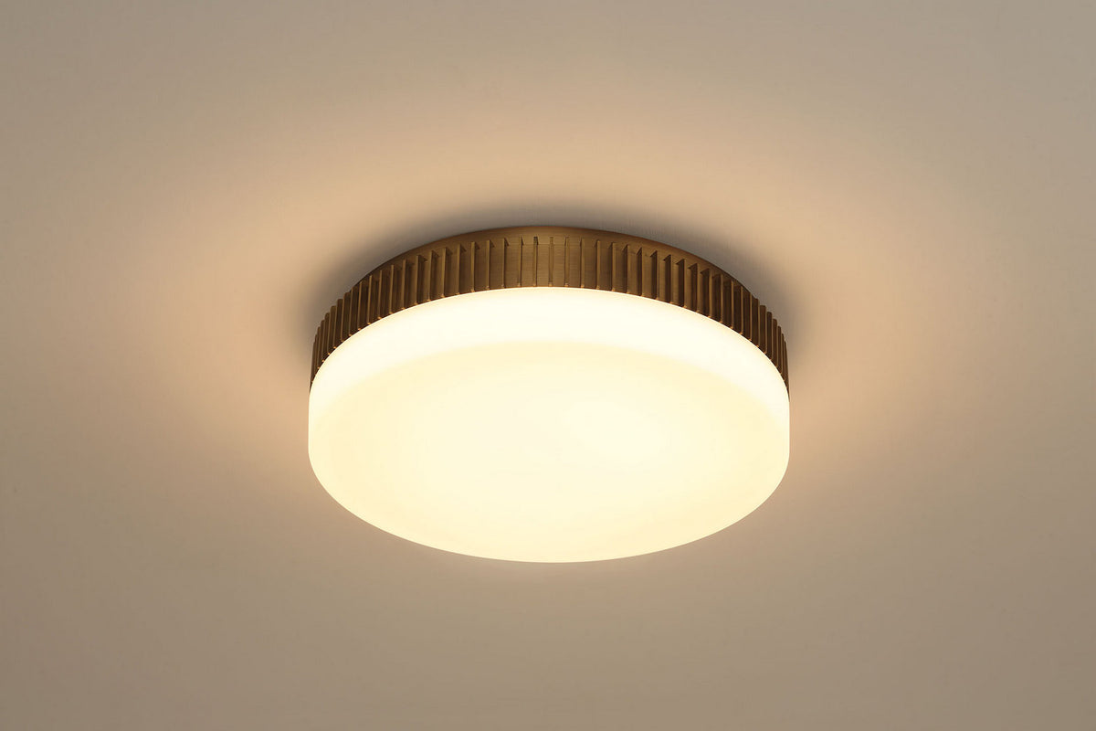 Plafonnier Purgos Laiton antique, 17 3/4" – vue 4