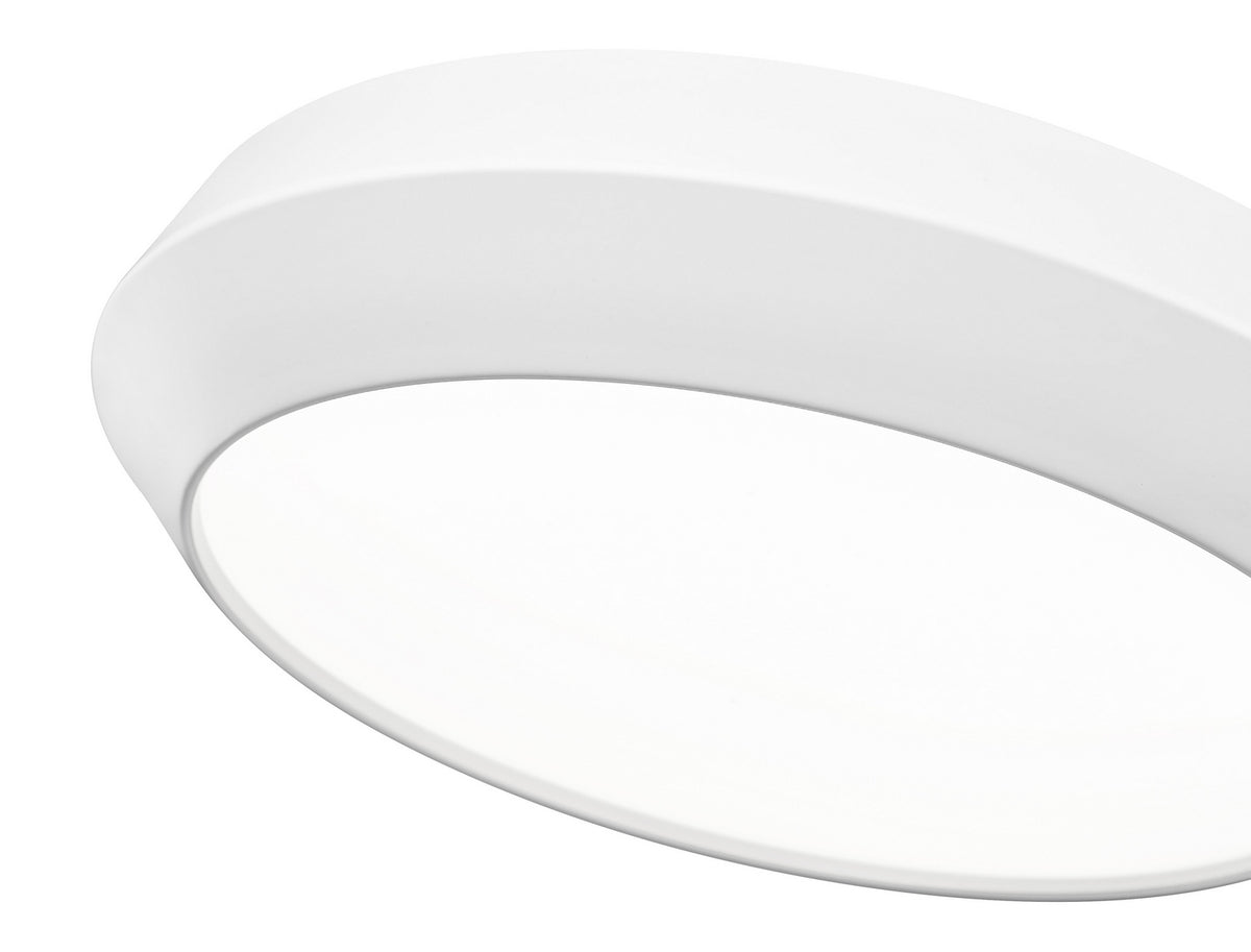 Plafonnier Quasars Blanc mat, 16" – vue 4