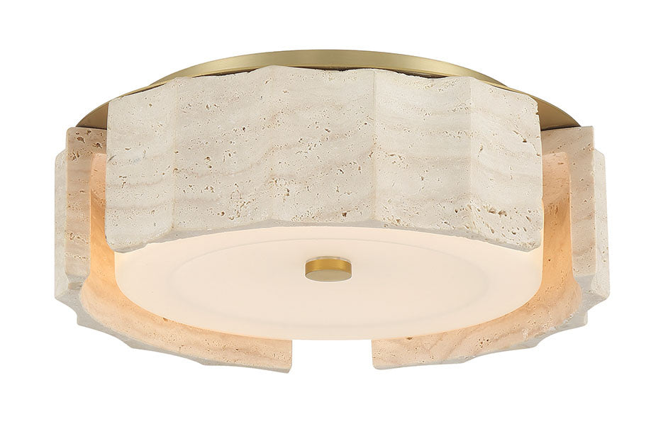 Plafonnier Roslington Or, 11 1/2" – vue 2