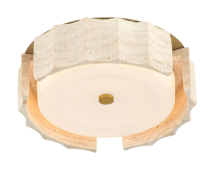 Plafonnier Roslington Or, 11 1/2" – vue 4