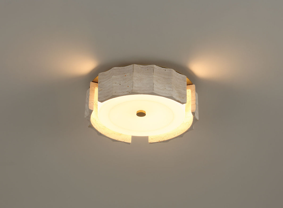 Plafonnier Roslington Or, 11 1/2" – vue 5