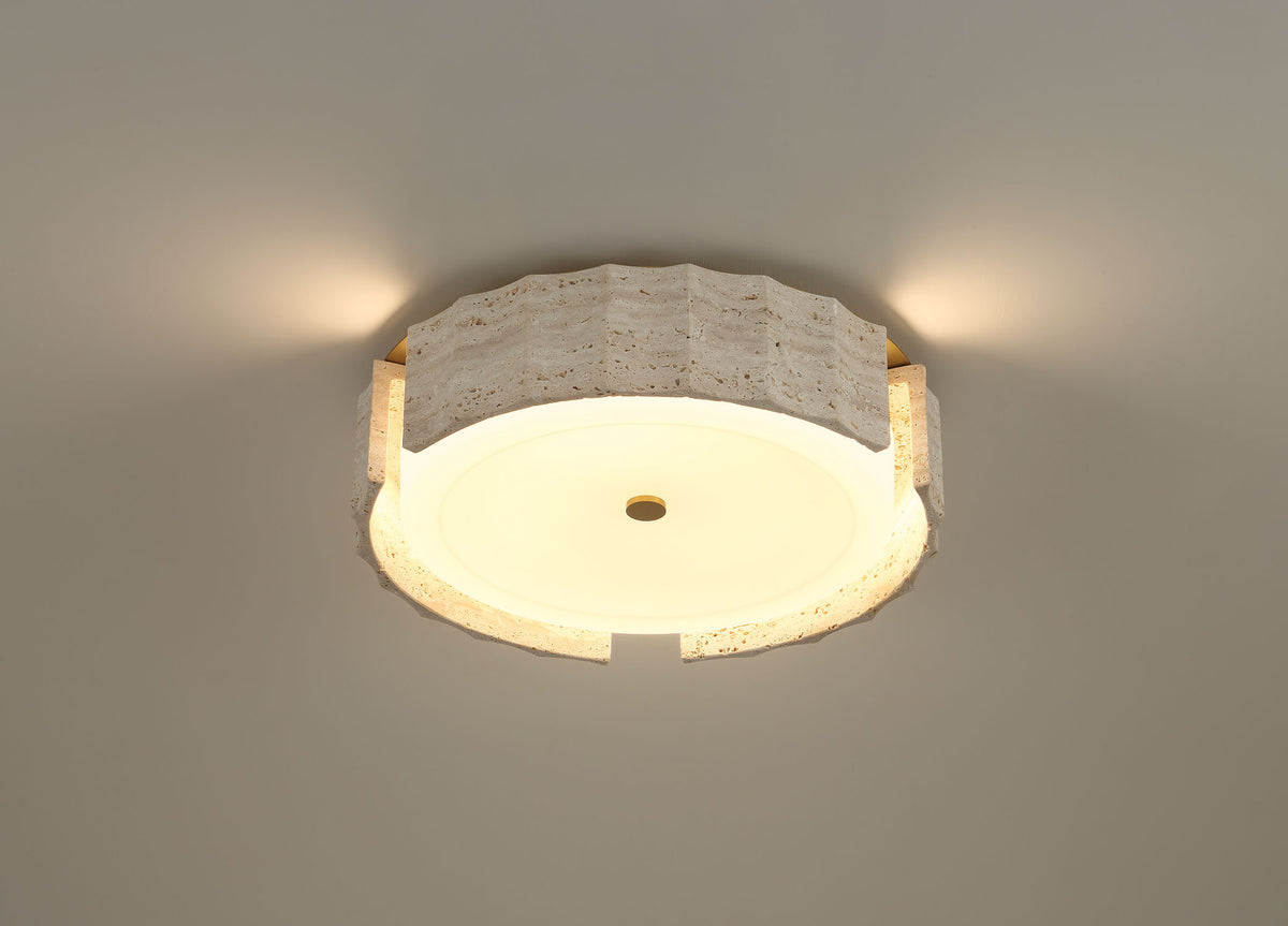 Plafonnier Roslington Or, 17 1/2" – vue 5