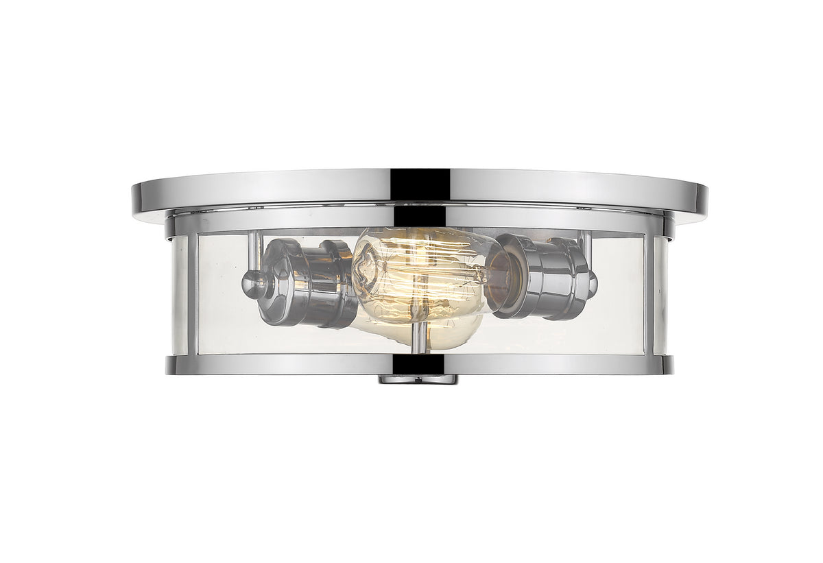Plafonnier Savannah Chrome, Transparent, 13 3/4" – Z-Lite