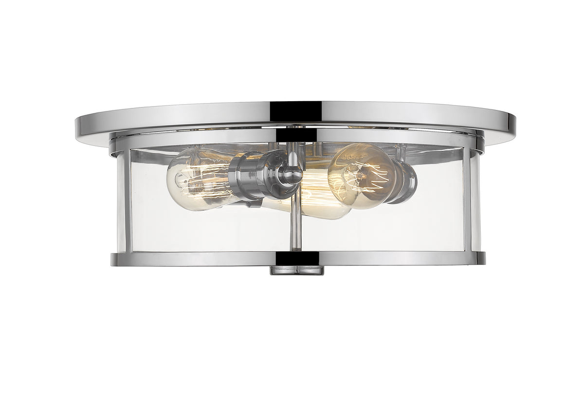 Plafonnier Savannah Chrome, Transparent, 15 3/4" – Z-Lite