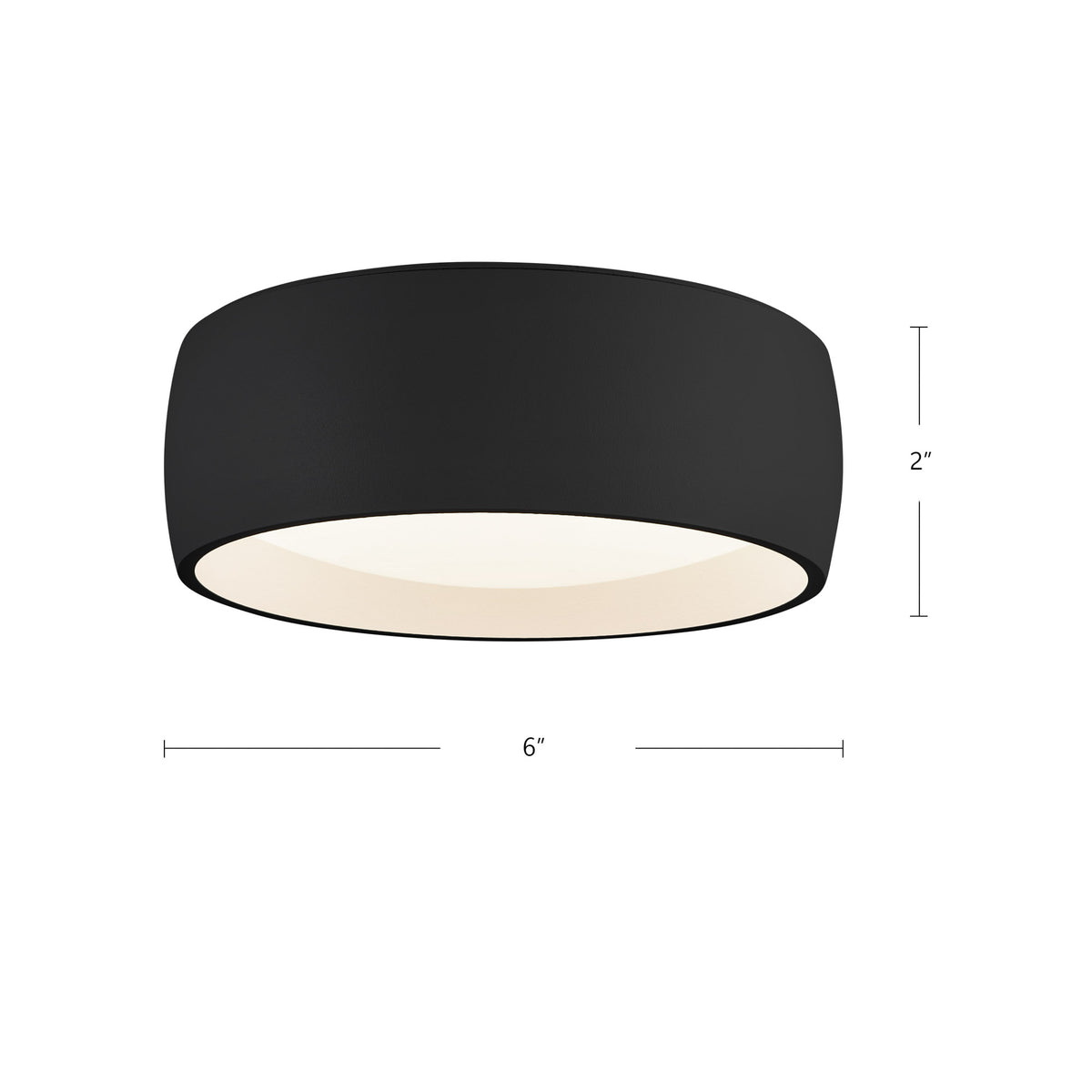 Plafonnier extérieur Savile Noir, 6" – vue 3