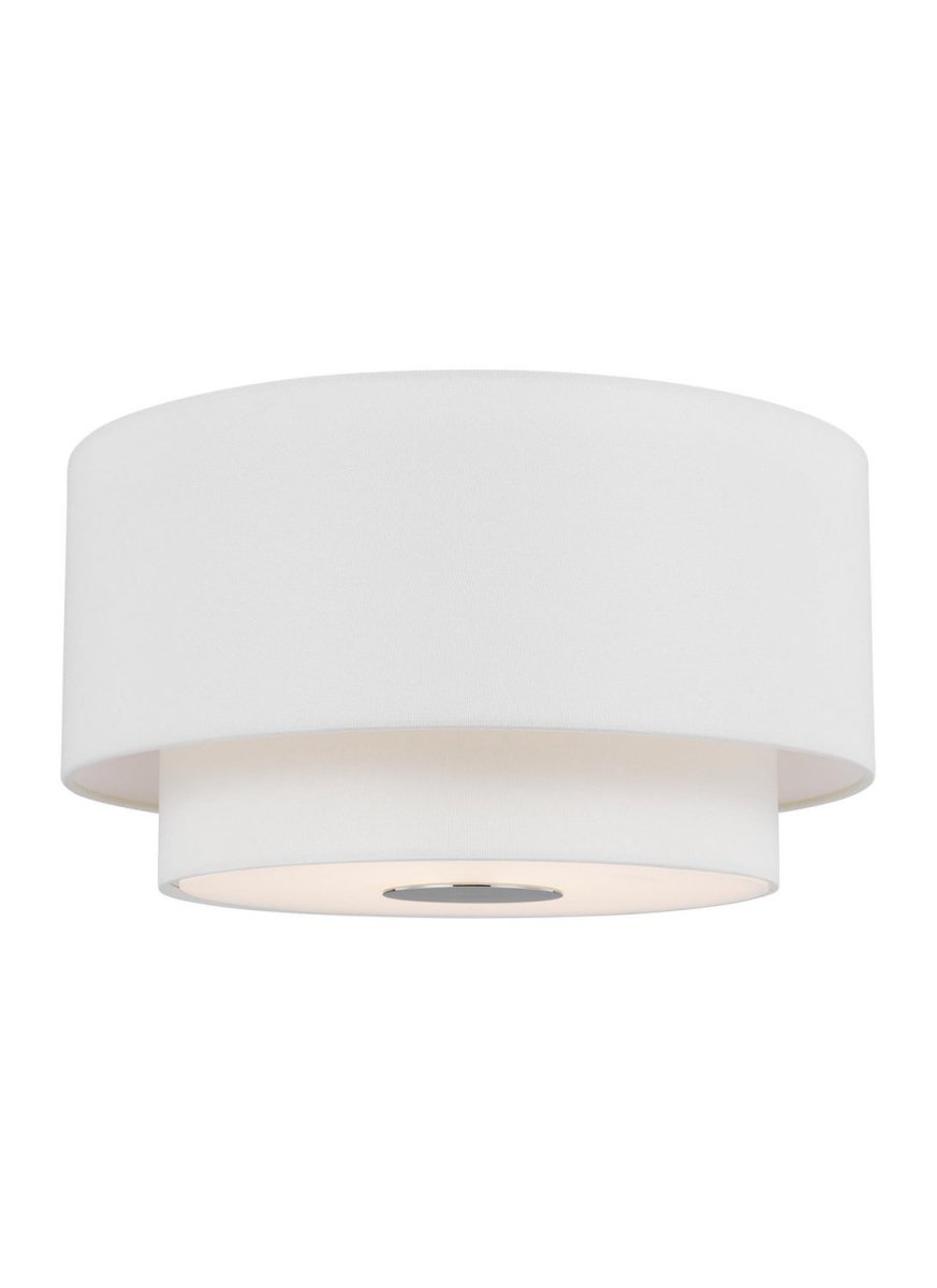 Plafonnier Sawyer - Nickel poli by Visual Comfort Studio | Luminaires & cie