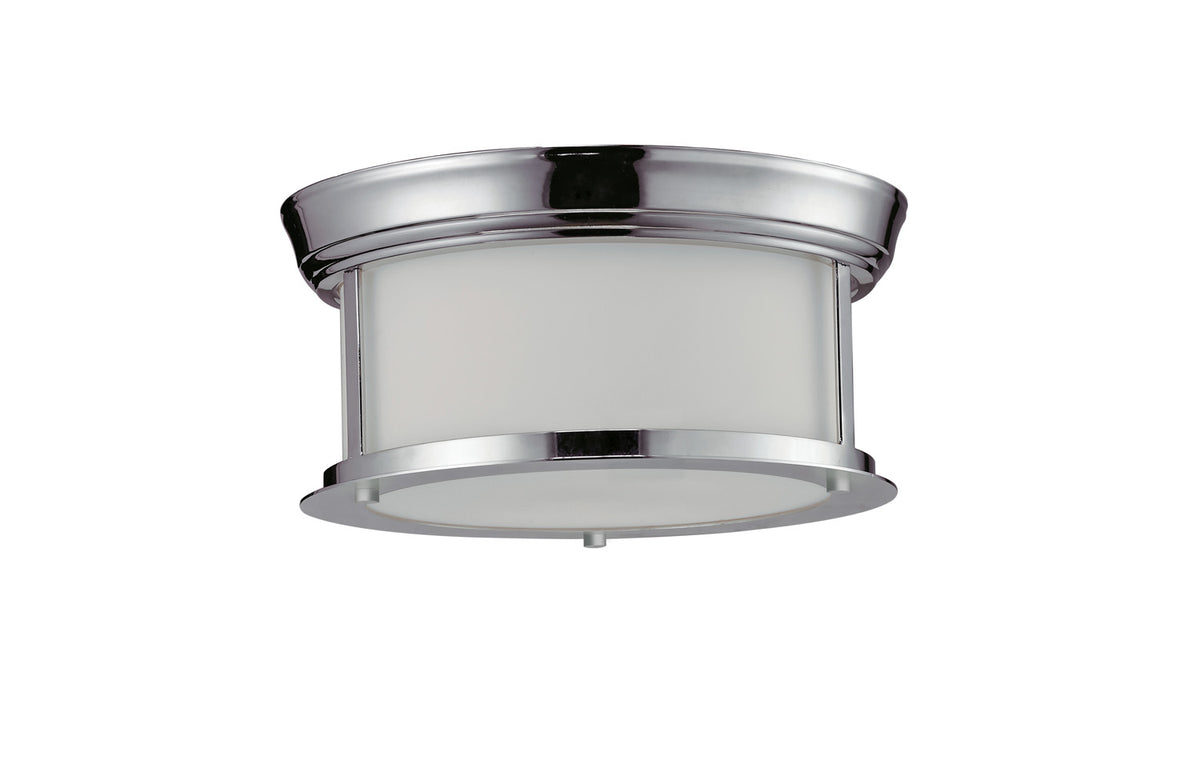 Plafonnier Sonna Chrome, Opale mate, 10 3/4" – Z-Lite