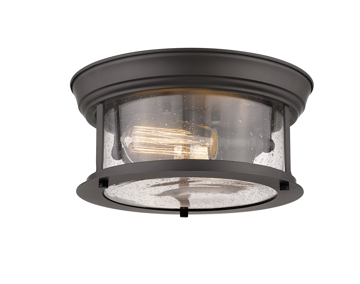 Plafonnier Sonna Bronze, Grené transparent, 11" – Z-Lite