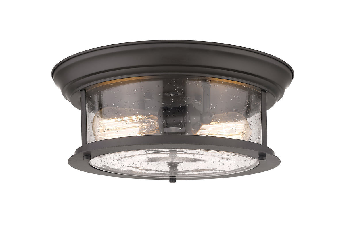 Plafonnier Sonna Bronze, Grené transparent, 13 1/2" – Z-Lite