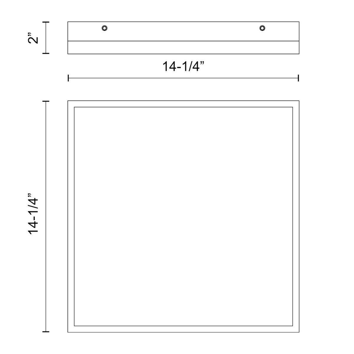 Plafonnier Sydney - Or âgé / noir mat 14 1/4" by Alora Lighting | Luminaires & cie