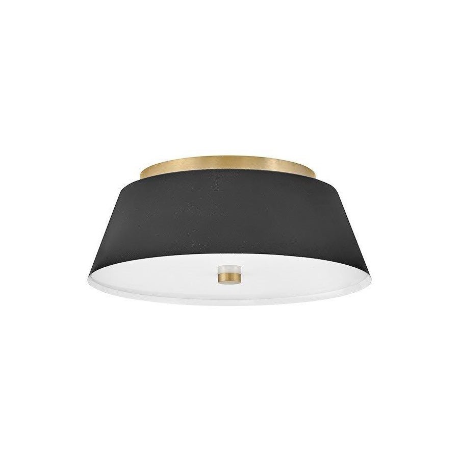 Plafonnier Tess - Laiton noir et laqué 14" by Hinkley | Luminaires & cie