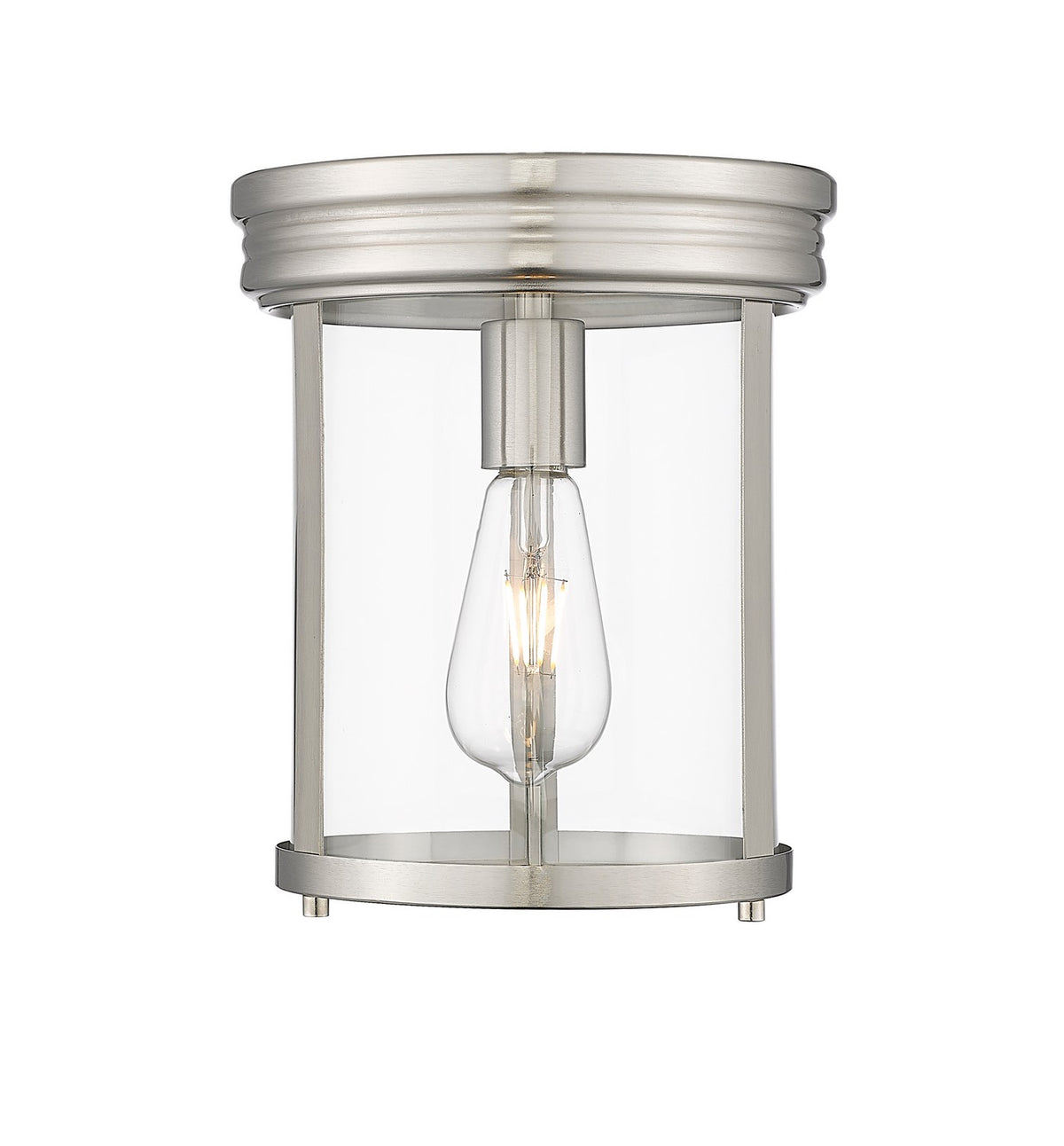 Plafonnier Thayer Nickel brossé, 9 1/4" – Z-Lite