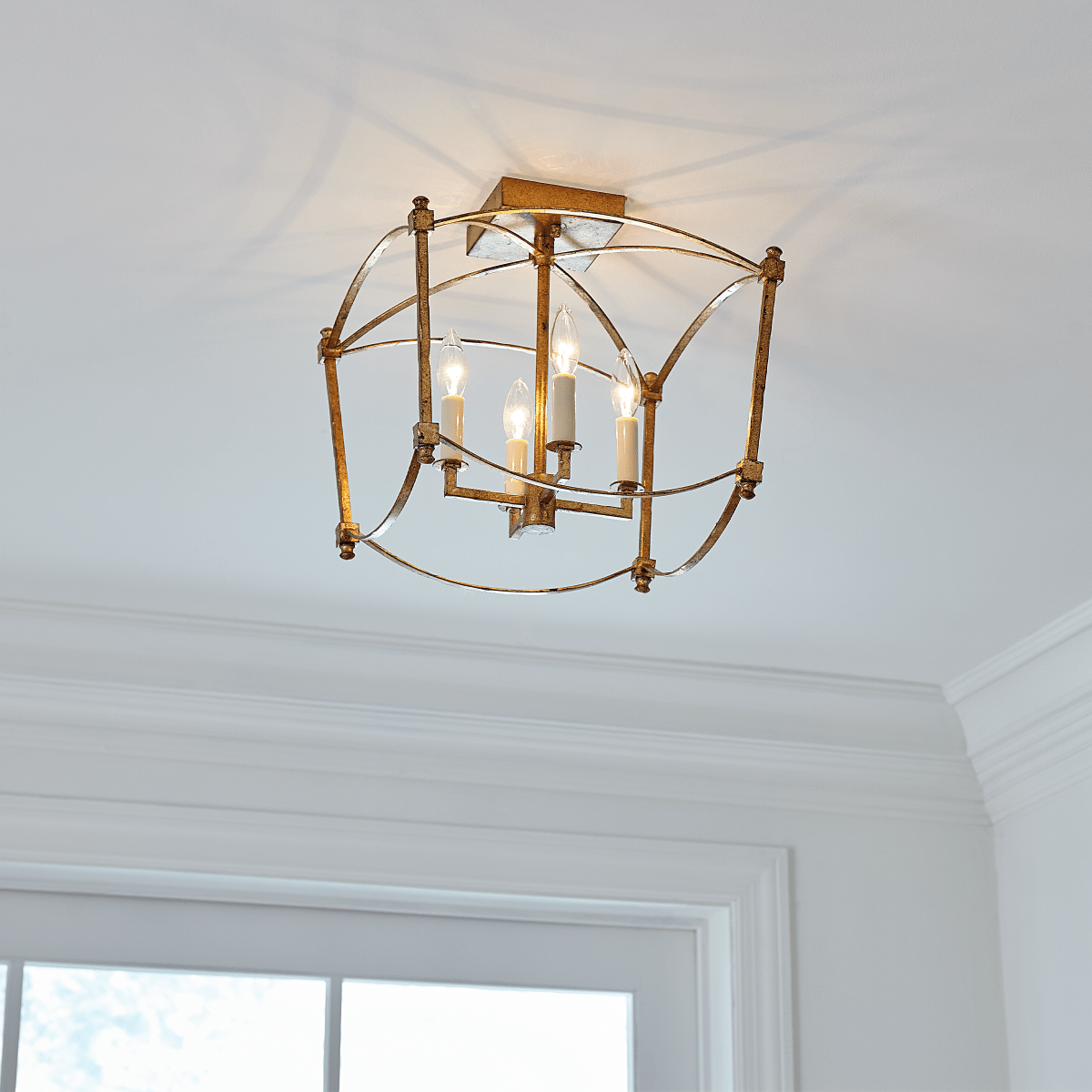 Plafonnier Thayer - Gild antique by Visual Comfort Studio | Luminaires & cie