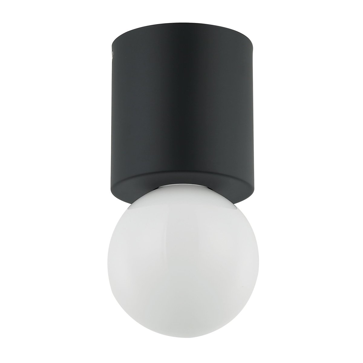 Plafonnier Theron - Noir Ampoule extérieure by Dainolite | Luminaires & cie