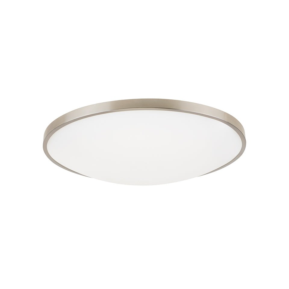 Plafonnier Vance - Nickel satiné 13" 3000K (Blanc doux) by Tech Lighting | Luminaires & cie
