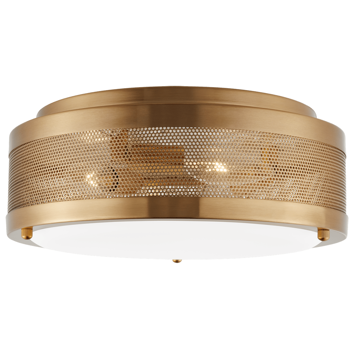 Plafonnier Vander - Laiton satiné Ampoules DEL incluses by Visual Comfort Studio | Luminaires & cie