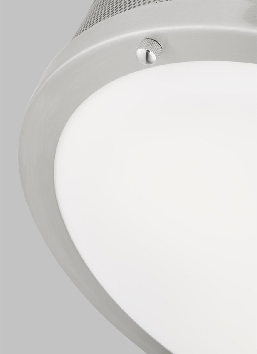 Plafonnier Vander - Nickel brossé Ampoules DEL incluses by Visual Comfort Studio | Luminaires & cie