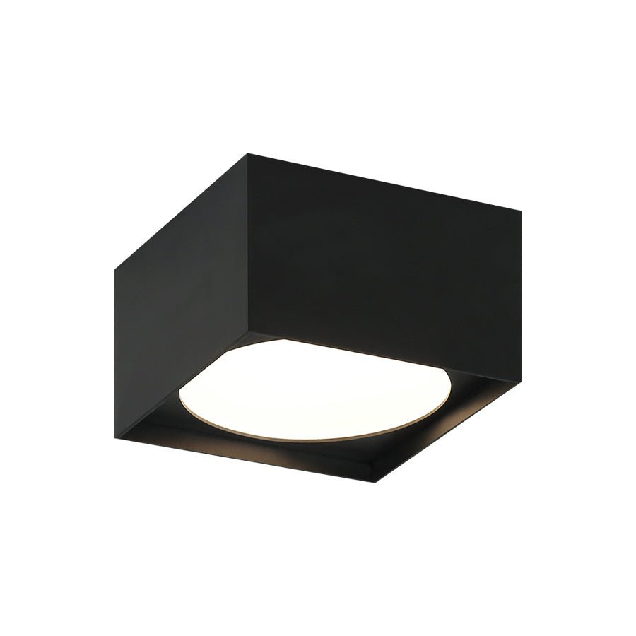 Plafonnier Vespa - Noir mat Carré by Matteo Lighting | Luminaires & cie