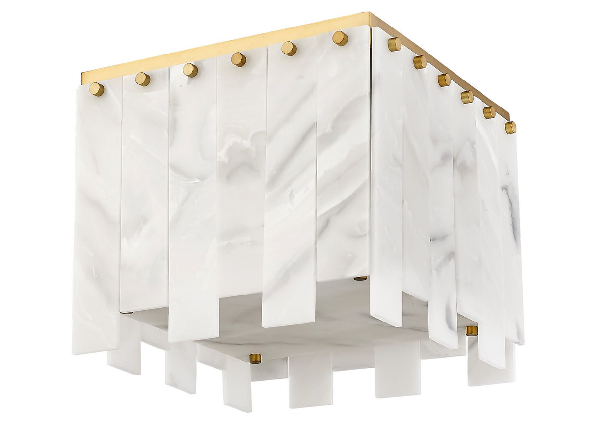 Plafonnier Viviana Laiton frotté, 13 1/4" – vue 4