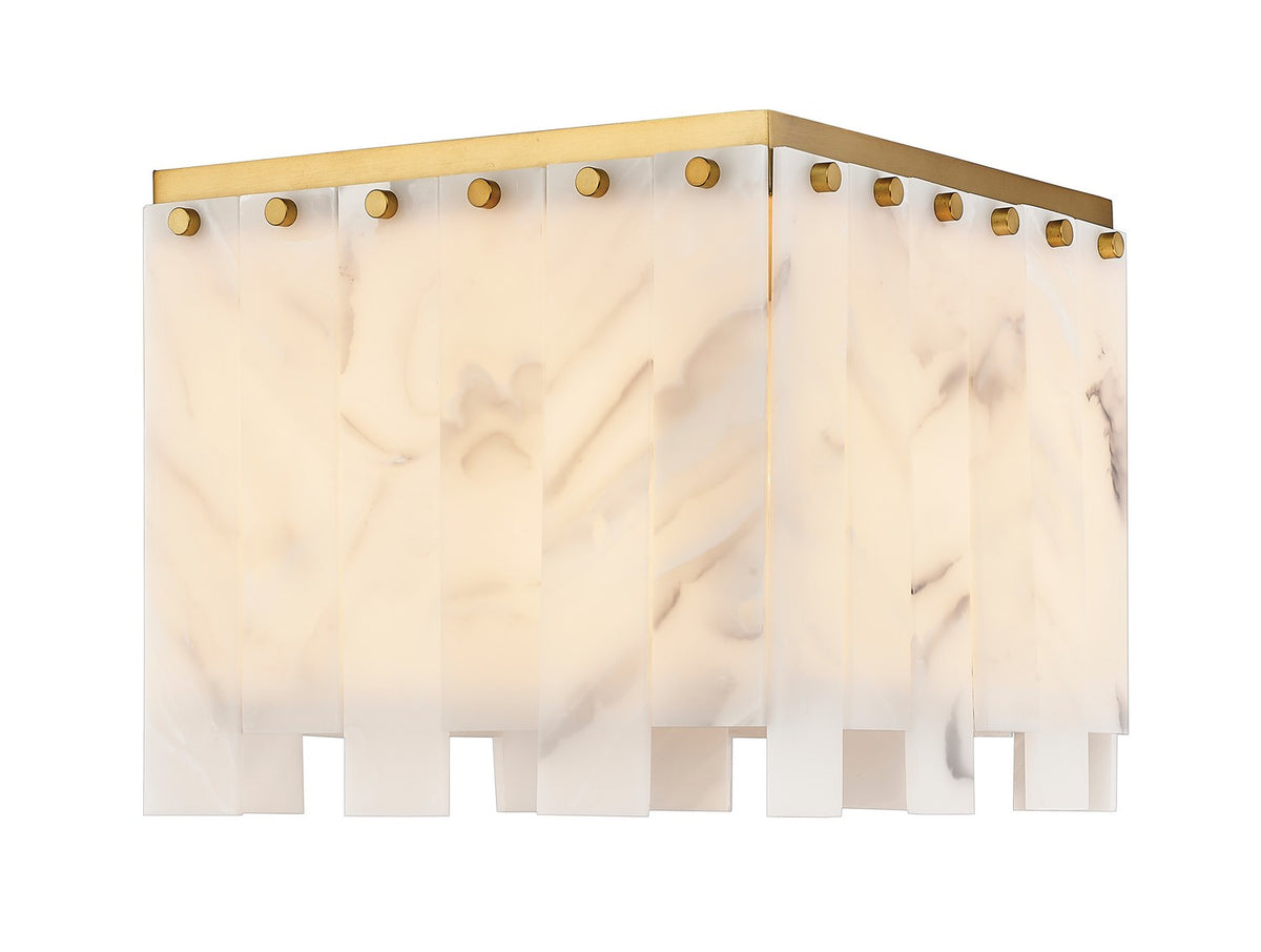 Plafonnier Viviana Laiton frotté, 13 1/4" – Z-Lite