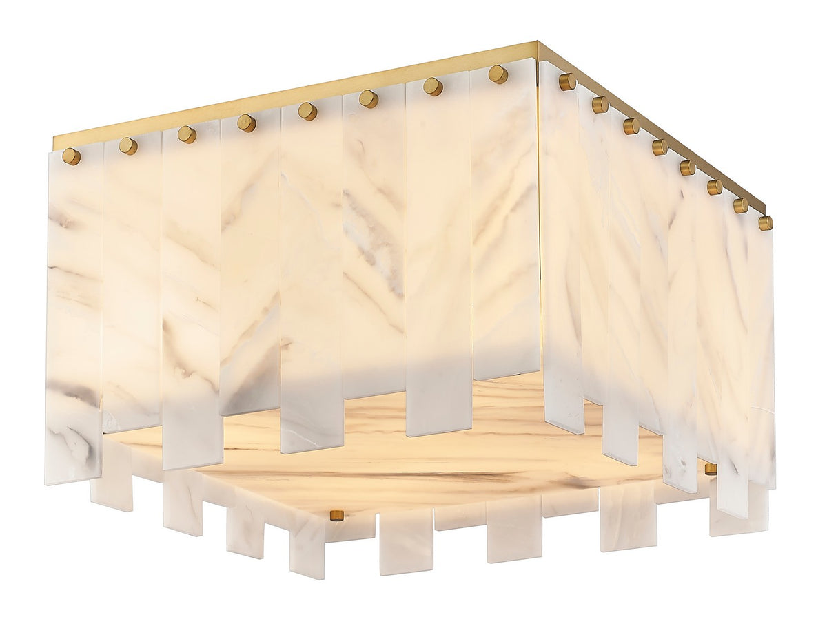 Plafonnier Viviana Laiton frotté, 17 1/2" – vue 2