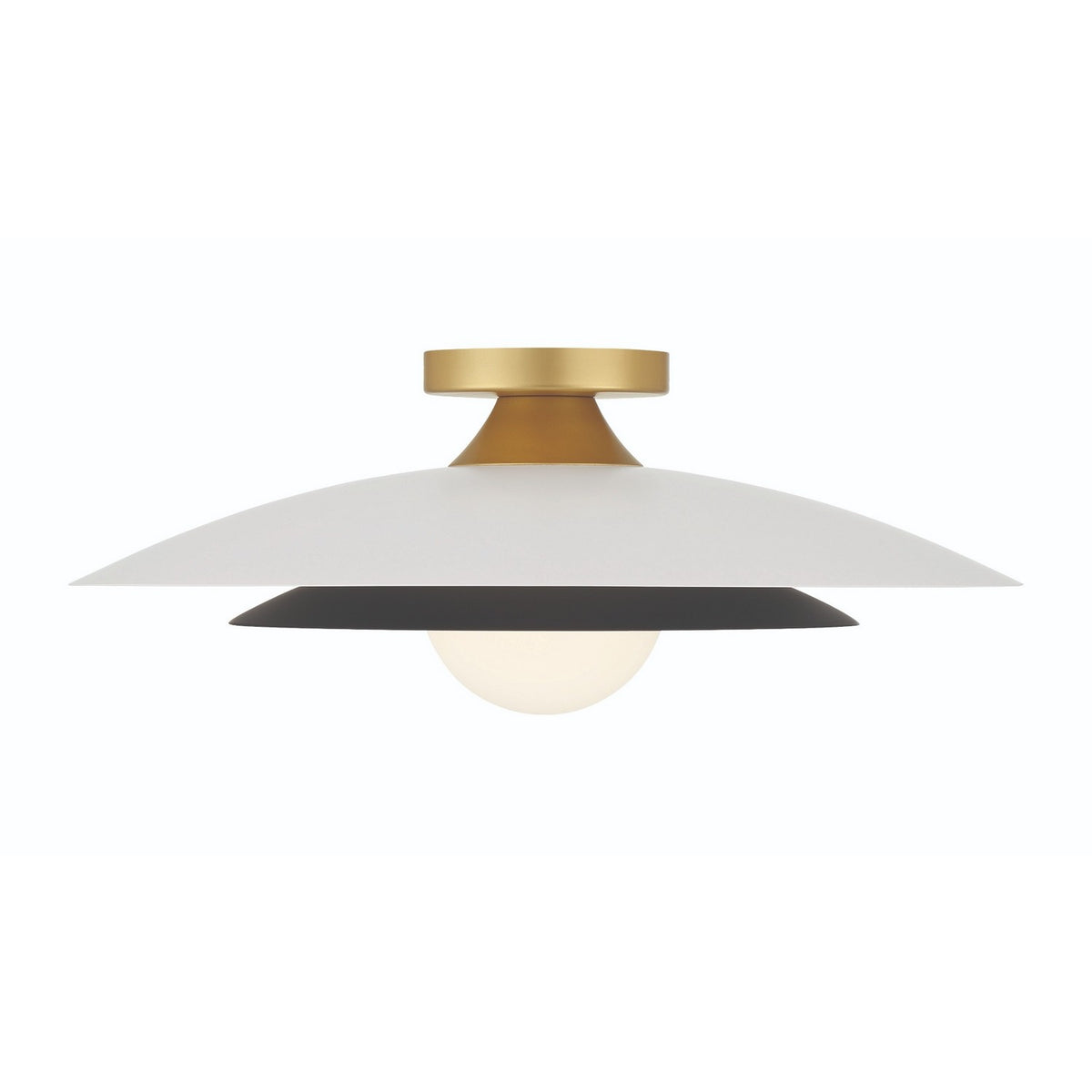 Semi-plafonnier Welsh Blanc mat – Eurofase