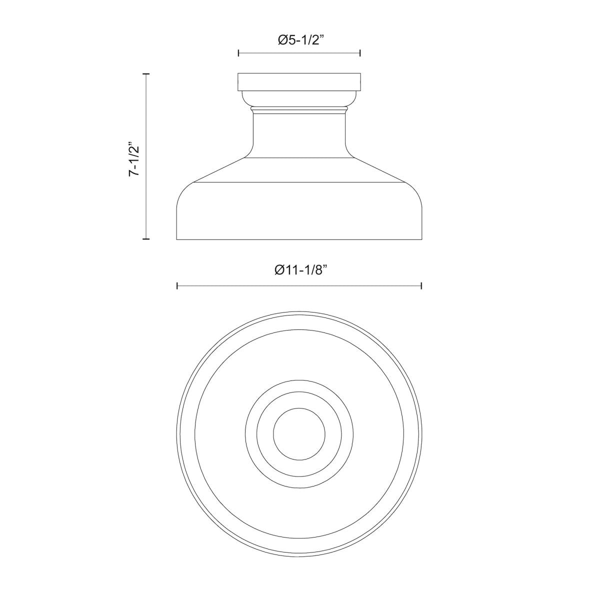Plafonnier Westlake - Nickel / Verre d'opale glossé brossé by Alora Lighting | Luminaires & cie