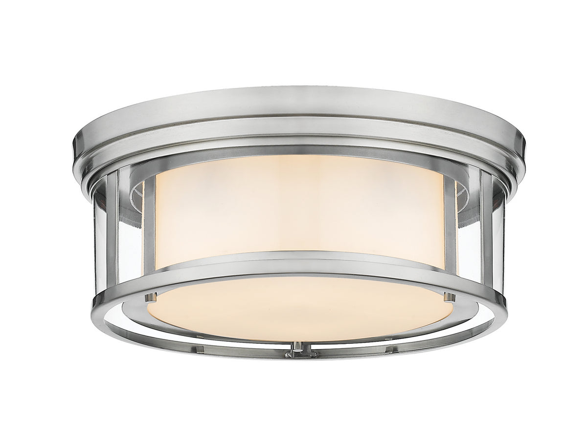 Plafonnier Willow Nickel brossé, 16" – Z-Lite