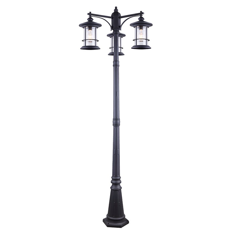 Poteau extérieur 3 têtes Treehouse - by Canarm | Luminaires & cie