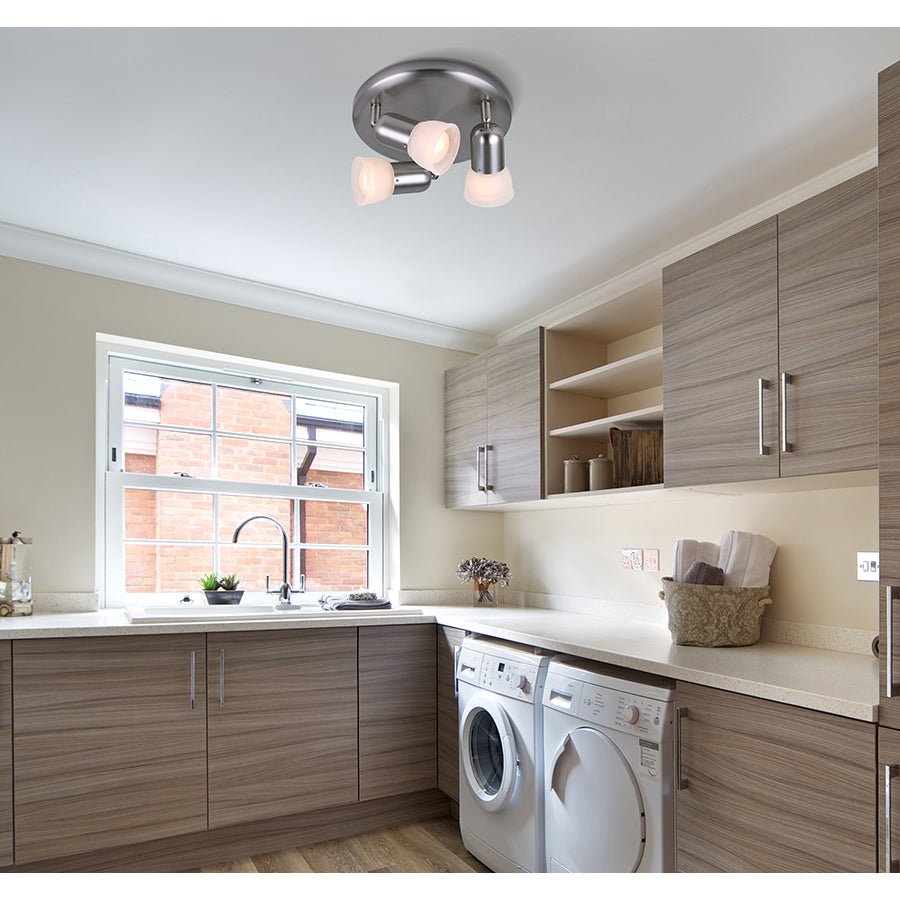 Projecteur Jasper - Étain brossé 10" by Canarm | Luminaires & cie