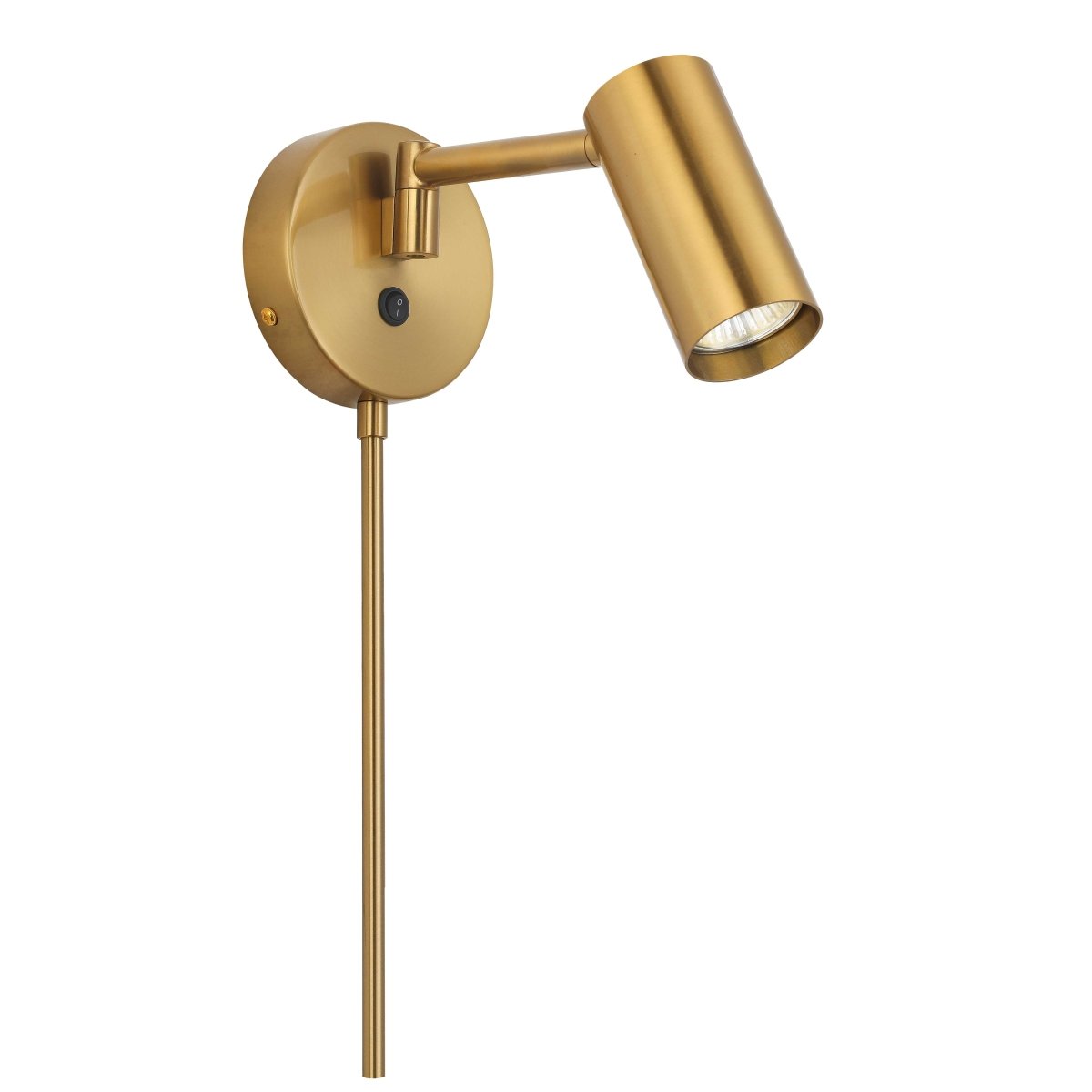 Projecteur mural Stanly - Laiton âgé 5 1/2" by Dainolite | Luminaires & cie