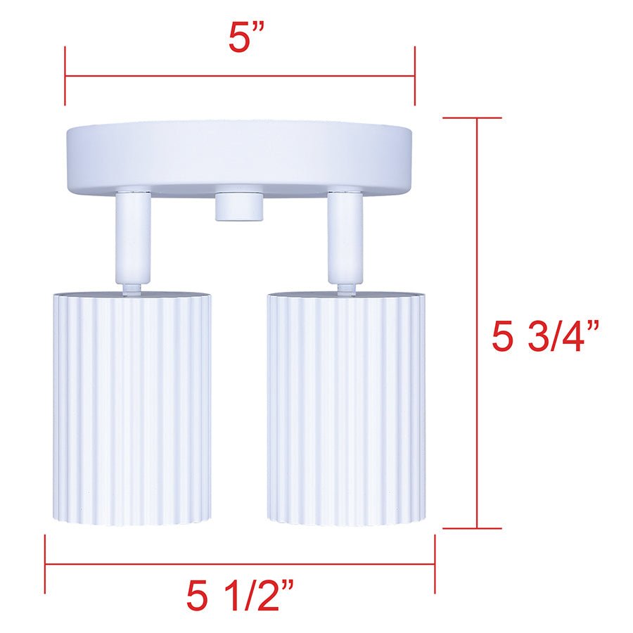 Projecteur Rexton - Blanc 9.85" by Canarm | Luminaires & cie