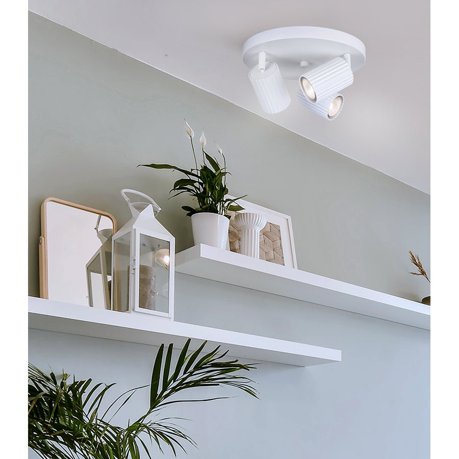 Projecteur Rexton - Blanc 9.85" by Canarm | Luminaires & cie