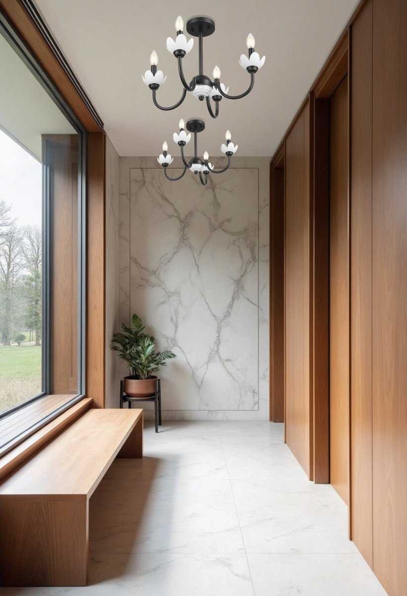 Semi-plafonnier Allistair - Or moderne by Z-Lite | Luminaires & cie
