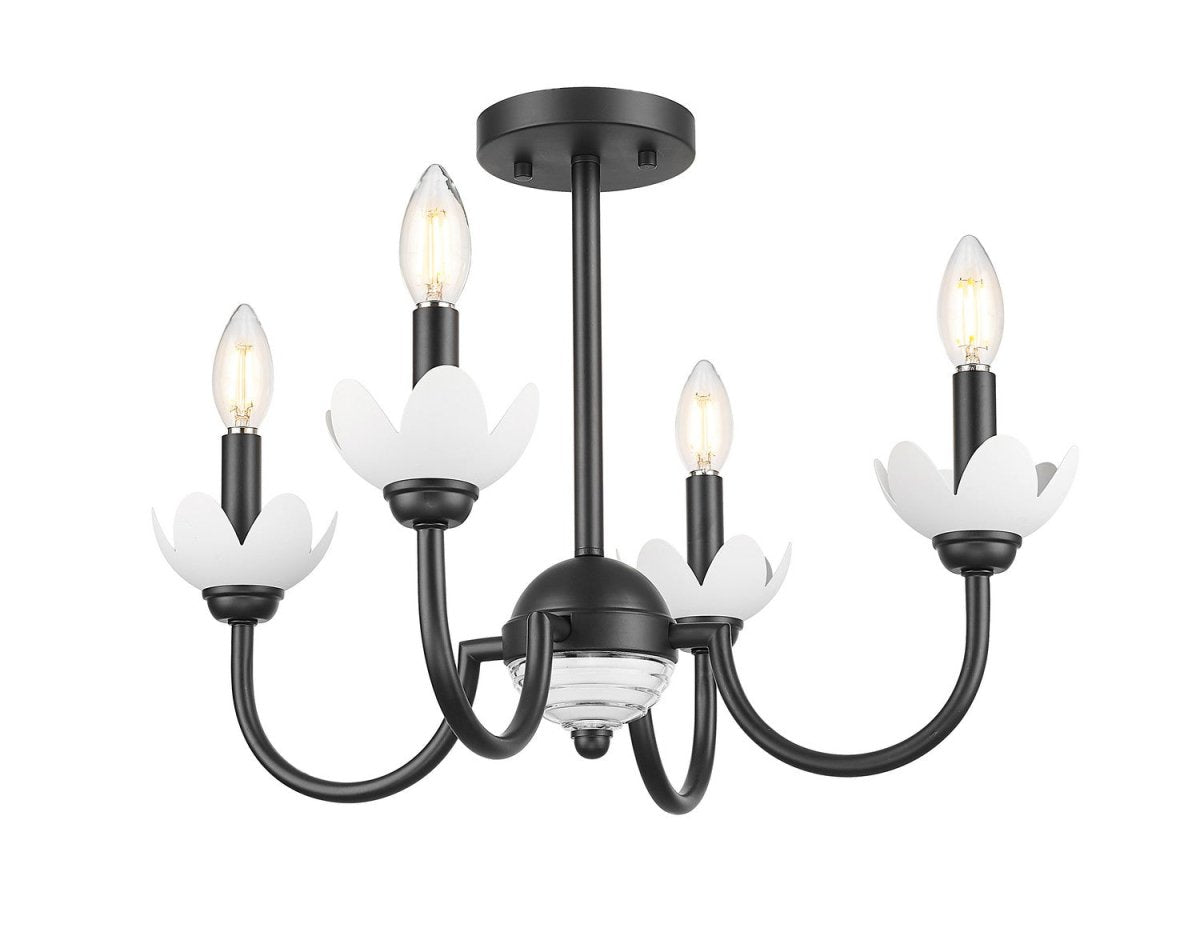 Semi-plafonnier Allistair - Or moderne by Z-Lite | Luminaires & cie