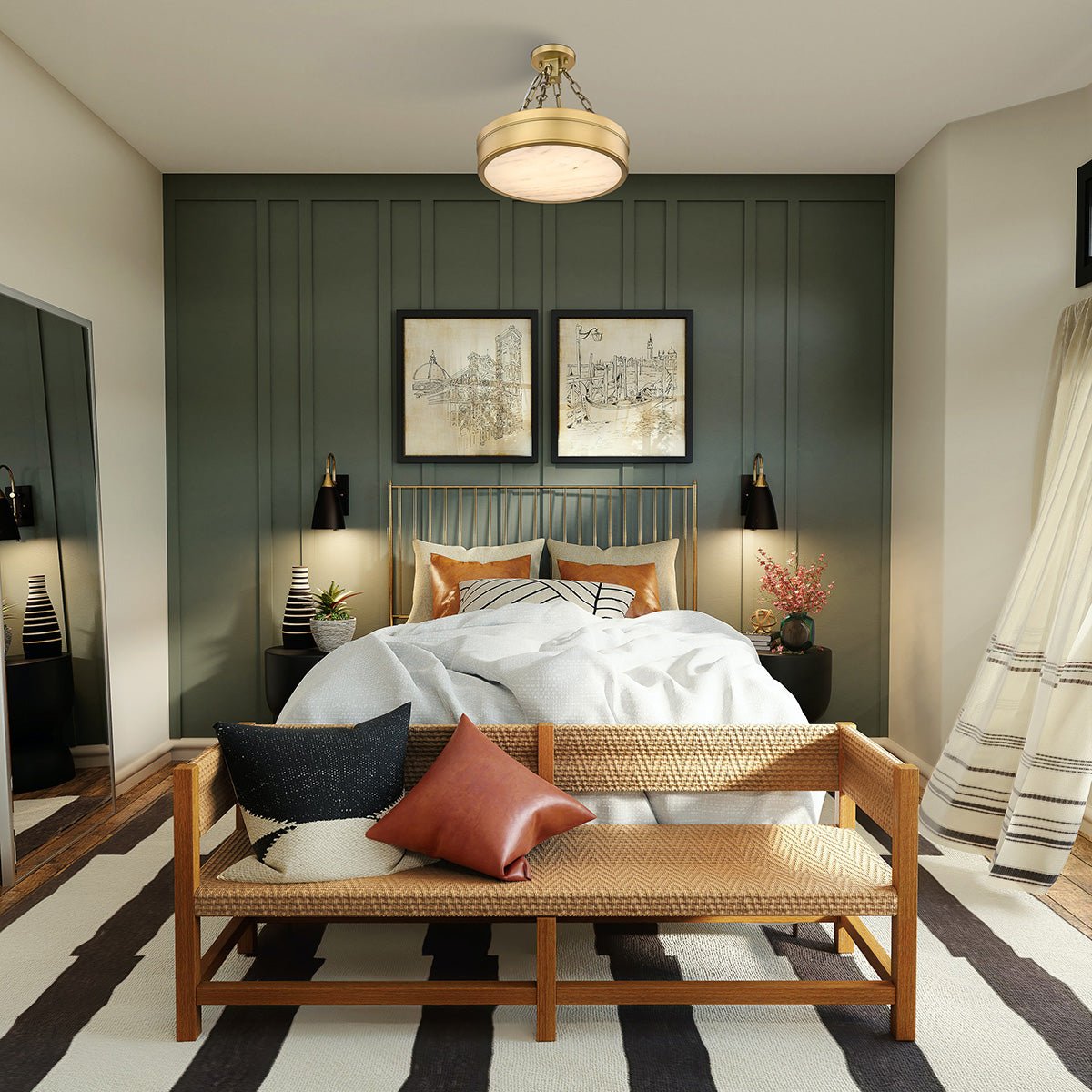 Semi-plafonnier Anders