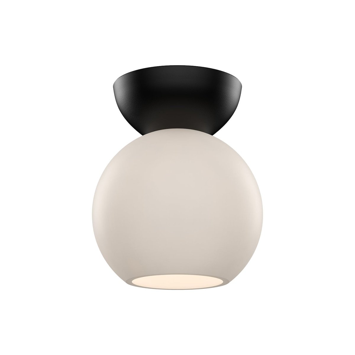 Semi - plafonnier Arcadia - Verre noir / opale 6" by Kuzco Lighting | Luminaires & cie