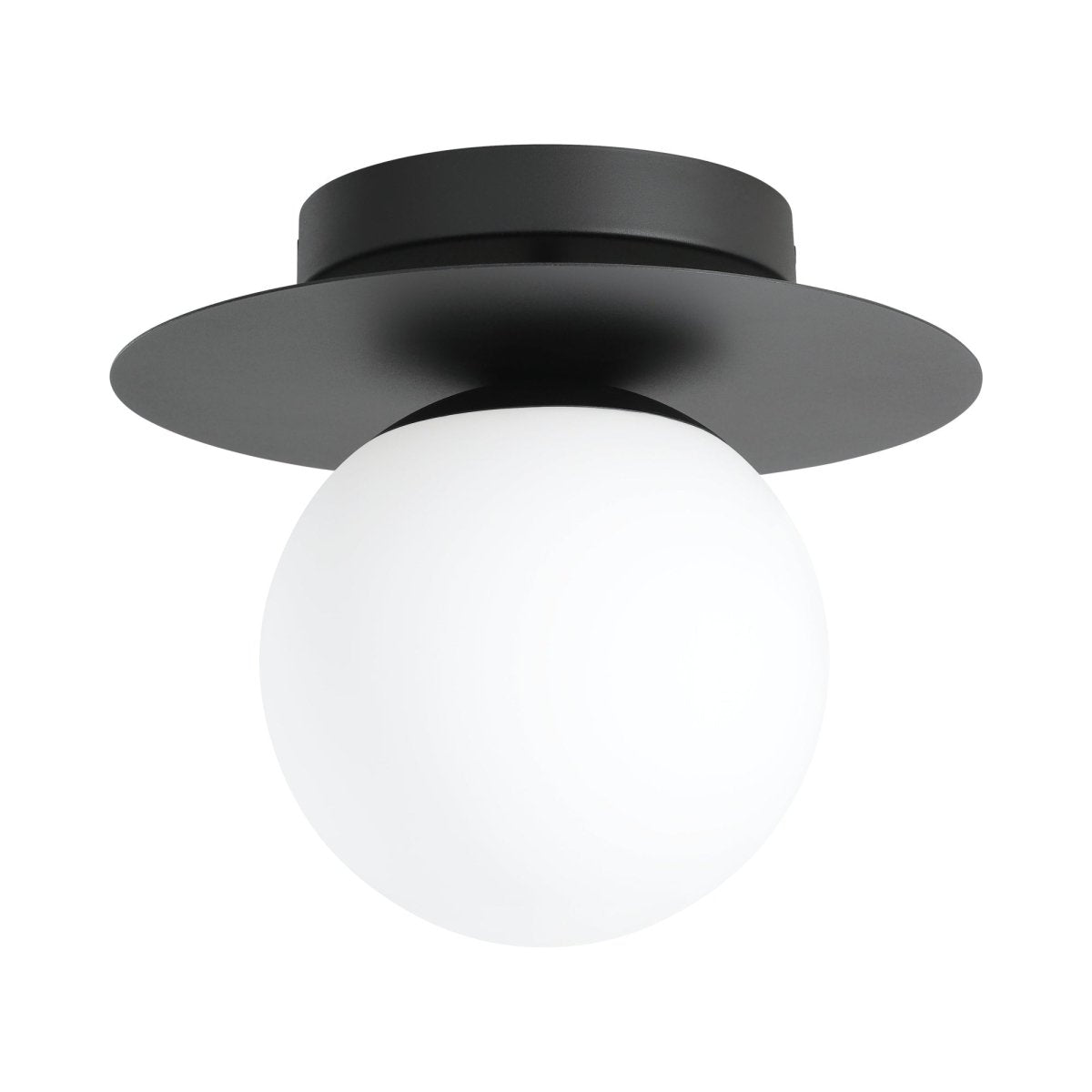 Semi - plafonnier Arenales - Noir by Eglo | Luminaires & cie