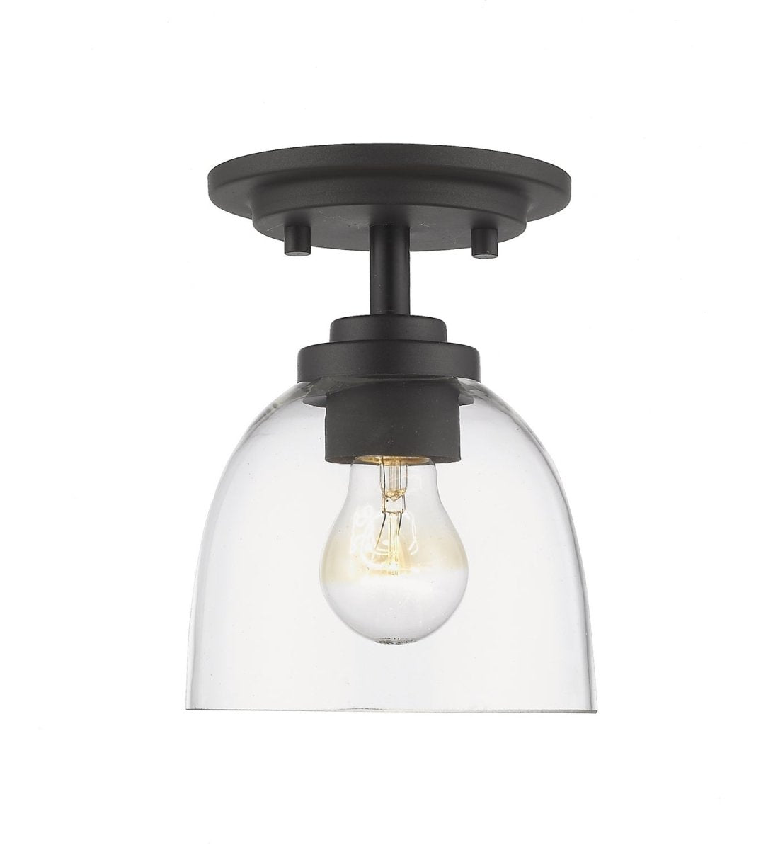 Semi-plafonnier Ashton - Bronze Transparent by Z-Lite | Luminaires & cie