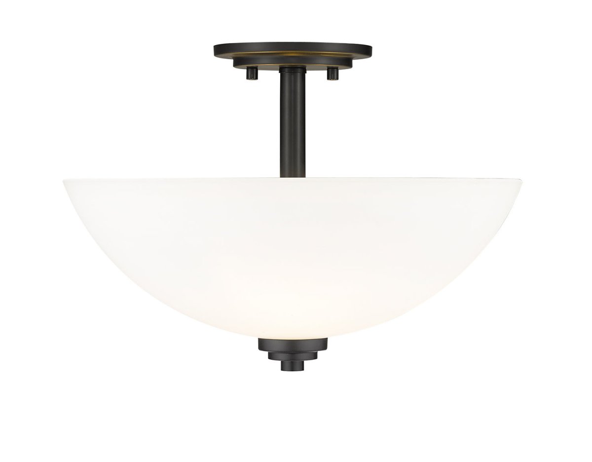 Semi-plafonnier Ashton - Bronze Transparent by Z-Lite | Luminaires & cie