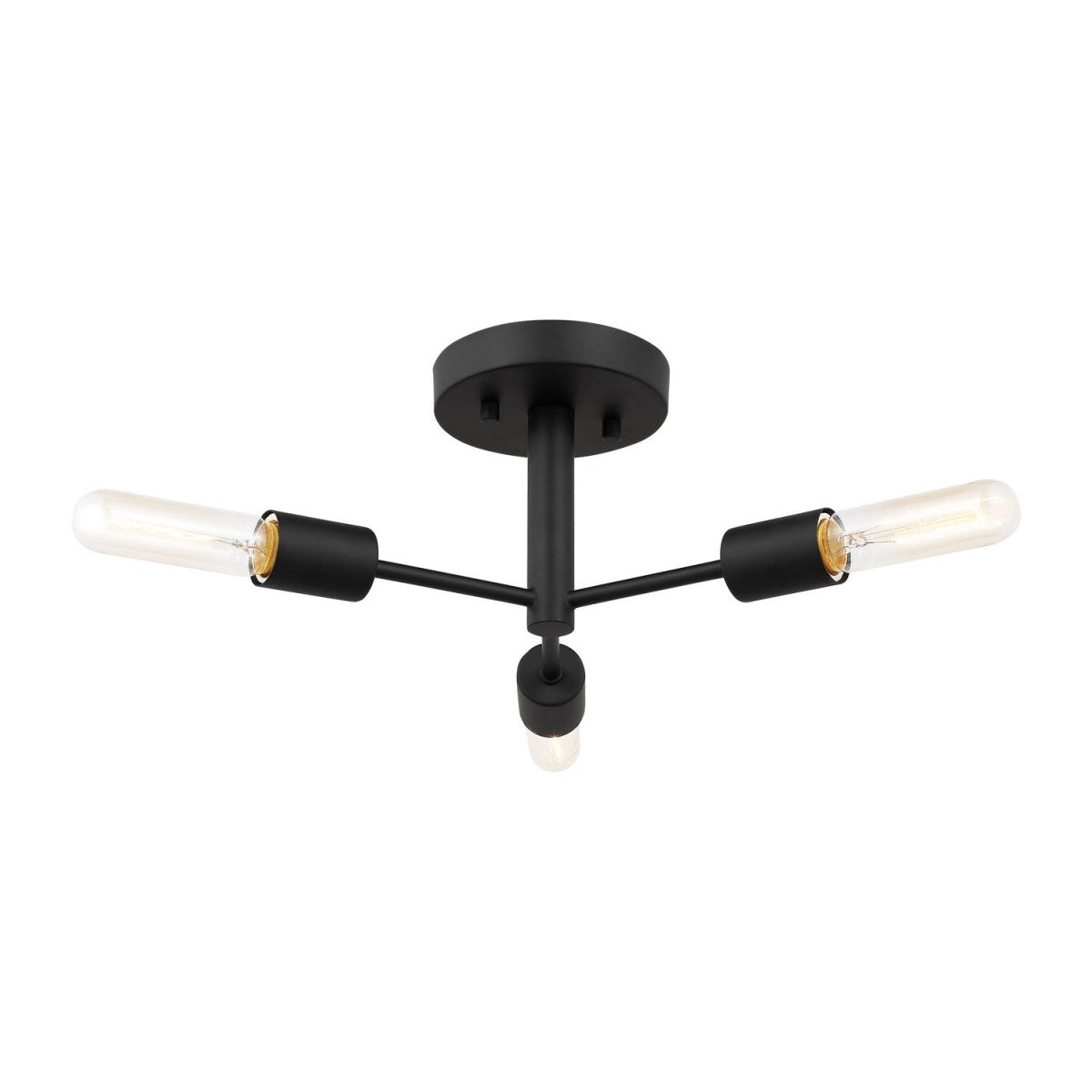 Semi-plafonnier Axis - Laiton satiné by Visual Comfort Studio | Luminaires & cie