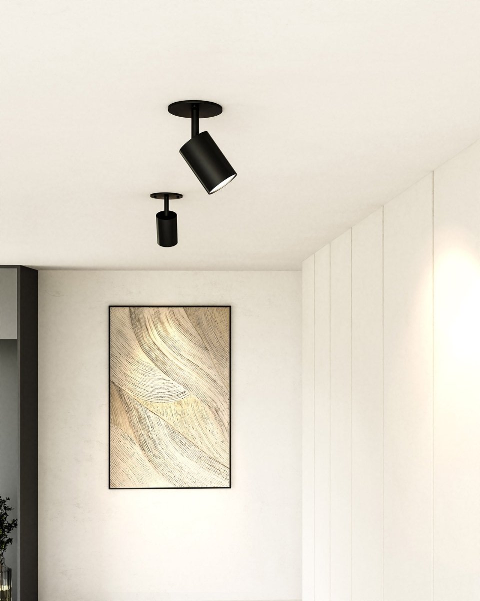 Semi - plafonnier Barclay - Noir by Kuzco Lighting | Luminaires & cie