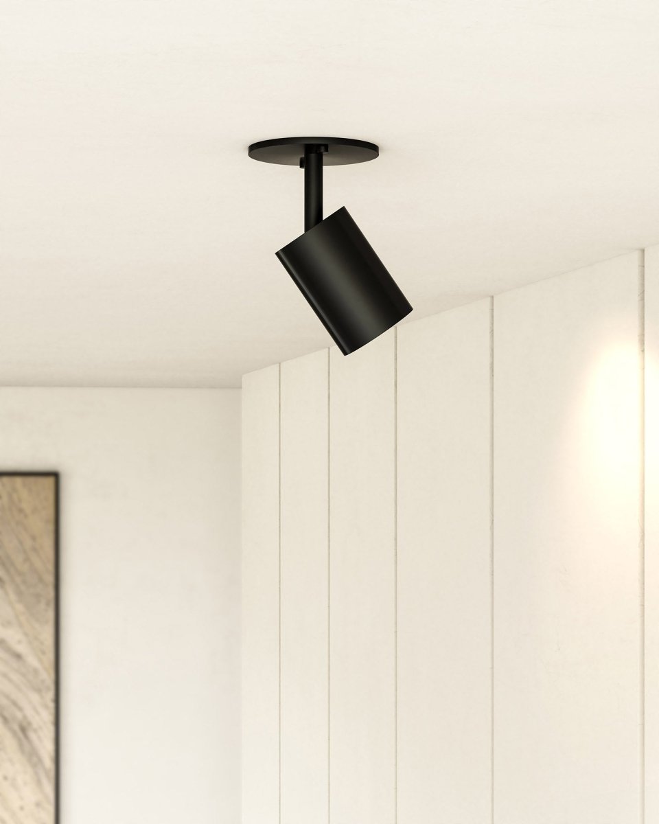 Semi - plafonnier Barclay - Noir by Kuzco Lighting | Luminaires & cie
