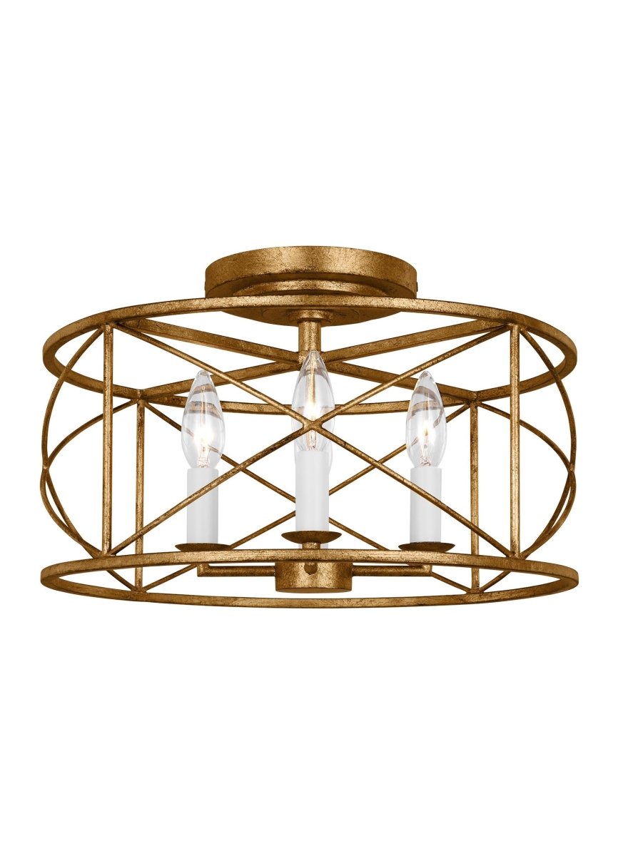 Semi-plafonnier Beatrix - Fer vieilli by Visual Comfort Studio | Luminaires & cie