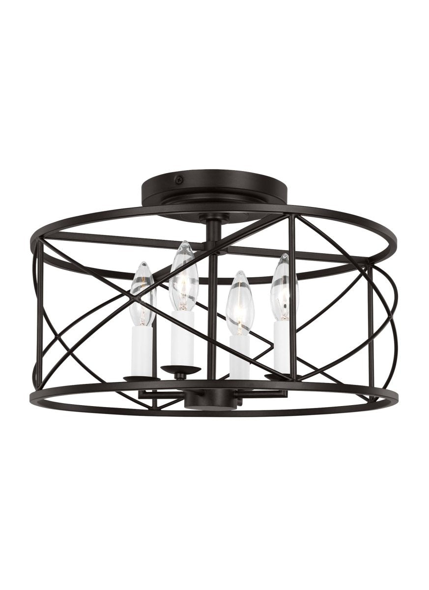 Semi-plafonnier Beatrix - Fer vieilli by Visual Comfort Studio | Luminaires & cie