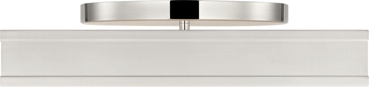 Semi-plafonnier carré Dupont - Nickel poli 16" by Visual Comfort Studio | Luminaires & cie