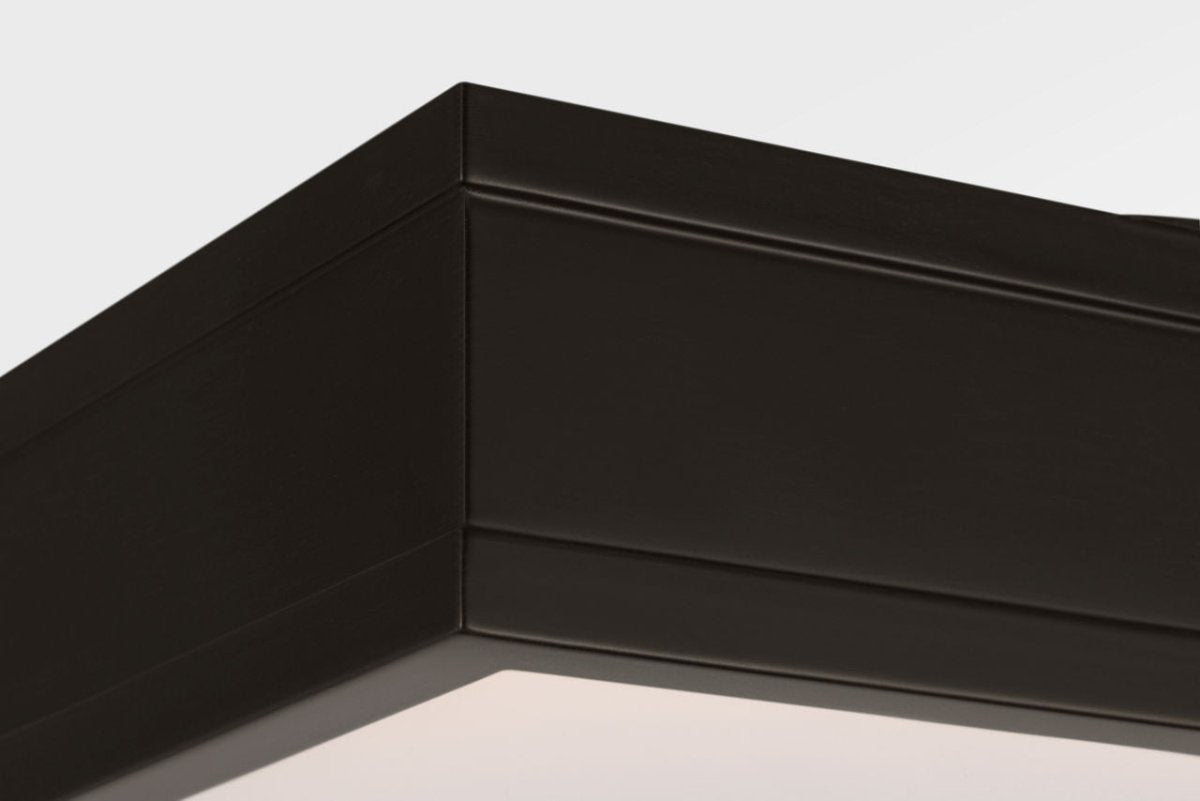 Semi-plafonnier carré Dupont - Nickel poli 12" by Visual Comfort Studio | Luminaires & cie
