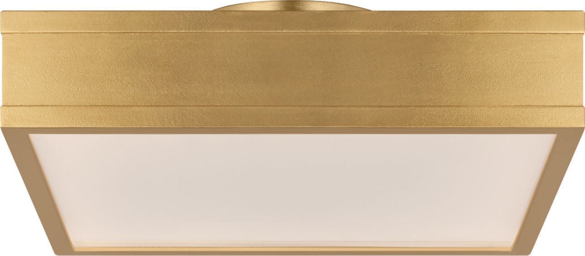 Semi-plafonnier carré Dupont - Nickel poli 12" by Visual Comfort Studio | Luminaires & cie