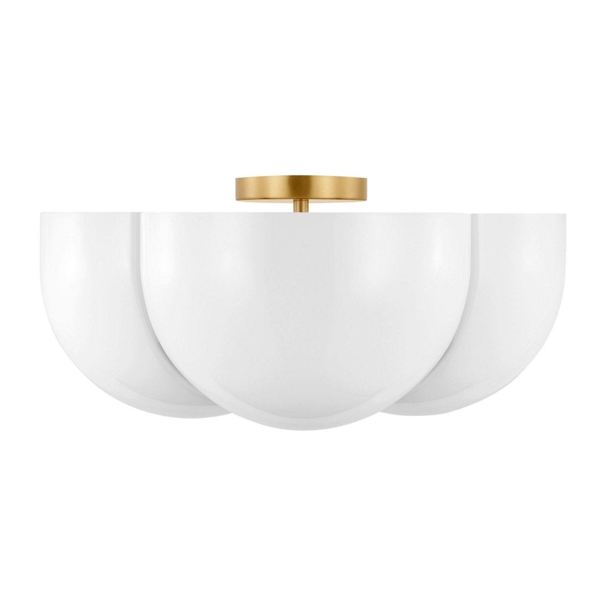 Semi-plafonnier Cheverny - Laiton bruni by Visual Comfort Studio | Luminaires & cie